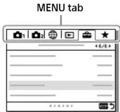SONY Alpha A9 II - Using MENU items - 2