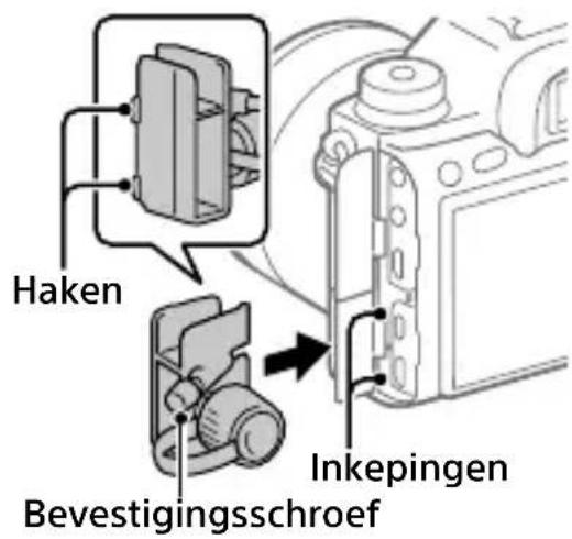 SONY Alpha A9 II - De kabelbeschermer bevestigen - 1