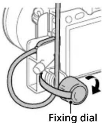SONY Alpha A9 II - To attach the cable protector - 2