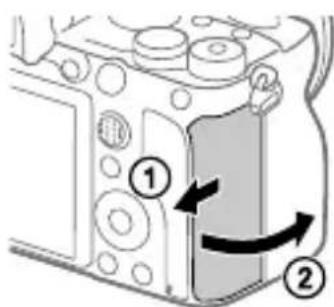 SONY Alpha A9 II - Stap 3: De geheugenkaart plaatsen - 1