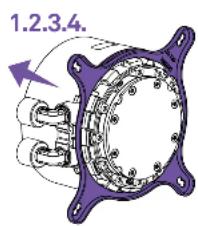 NZXT Kraken X73 - STEP 3 - CHANGESMENT DU SUPPORT DE RÉTENTION - 1