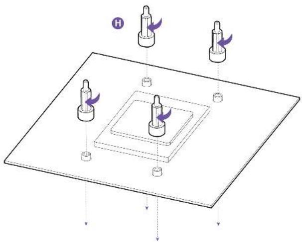 NZXT Kraken X73 - STEP2-INSTALLATION DES ENTRETOISES - 1