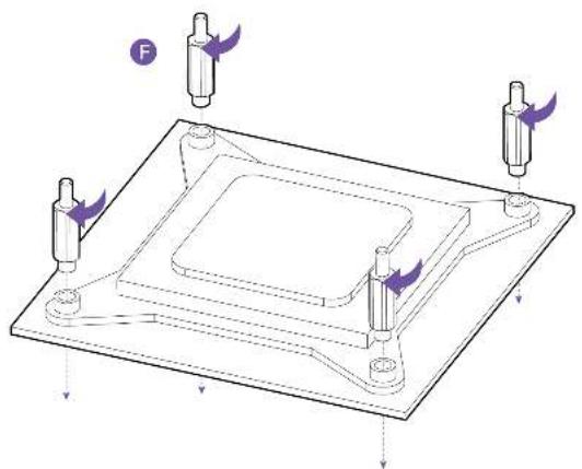 NZXT Kraken X63 - STEP 1 - PRÉPARATION DE LA CONTREPLAQUE - 1