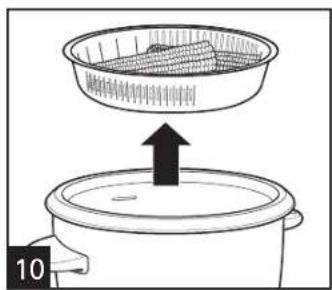 HAMILTON BEACH 37517 - How to Steam Food While Cooking Rice (cont.) - 4