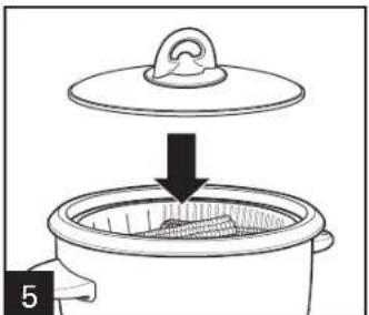 HAMILTON BEACH 37517 - How to Steam Food - 5
