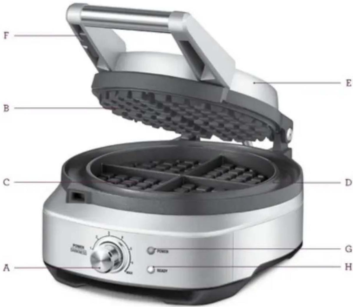 SAGE the NoMess Waffle BWM520 - USAGE DOMESTIQUE SEULEMENT SAUVEGARDEZ CES INSTRUCTIONS - 1