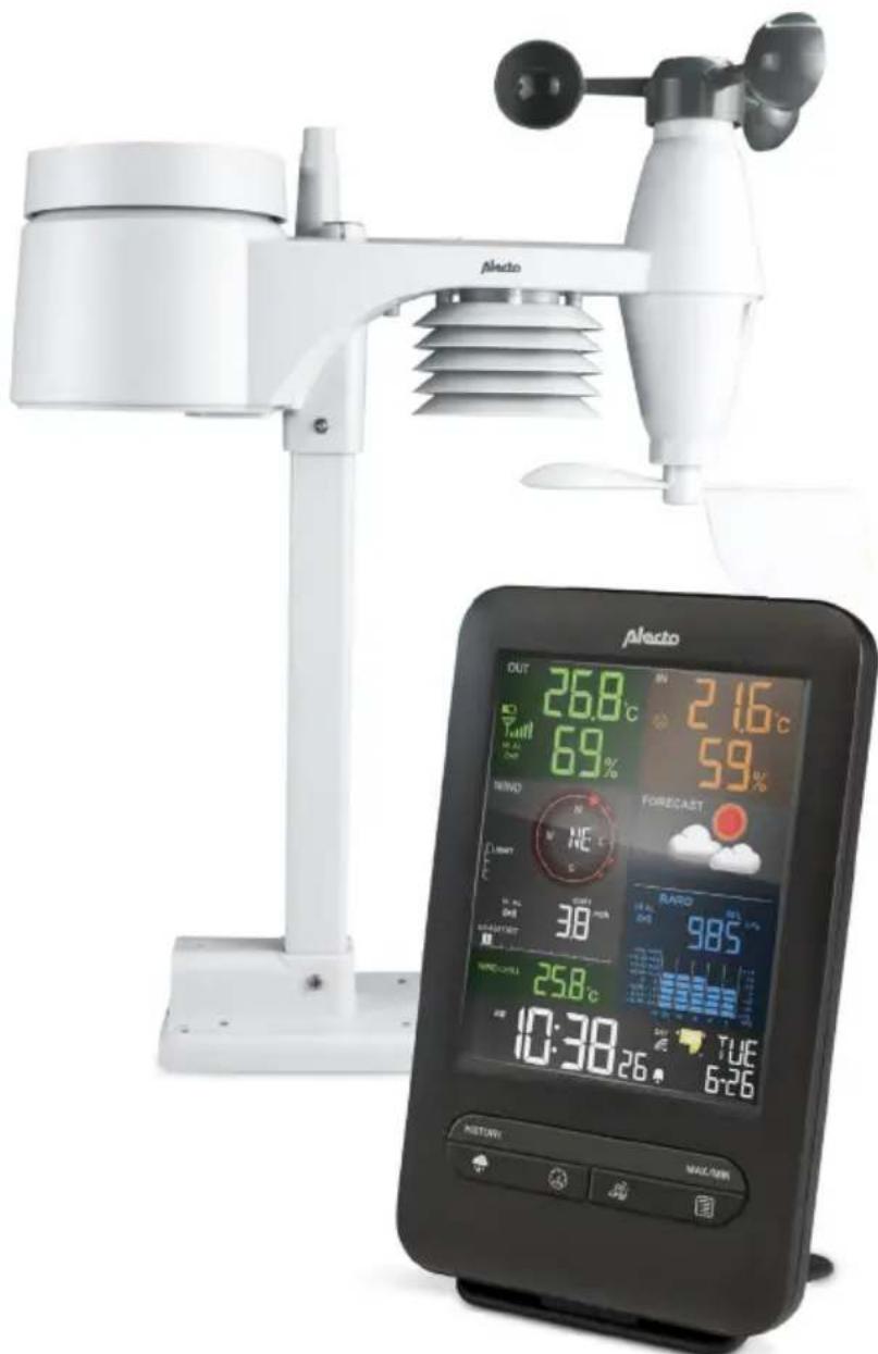 ALECTO WS4900 - Gebruiksaanwijzing Mode d'emploi Bedienungsanleitung User Manual - 1