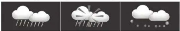 ALECTO WS4900 - Weather forecast: - 3