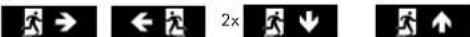 Esylux SLX 24 LEDi Display 3h - Pitogrammi inclusi - 1