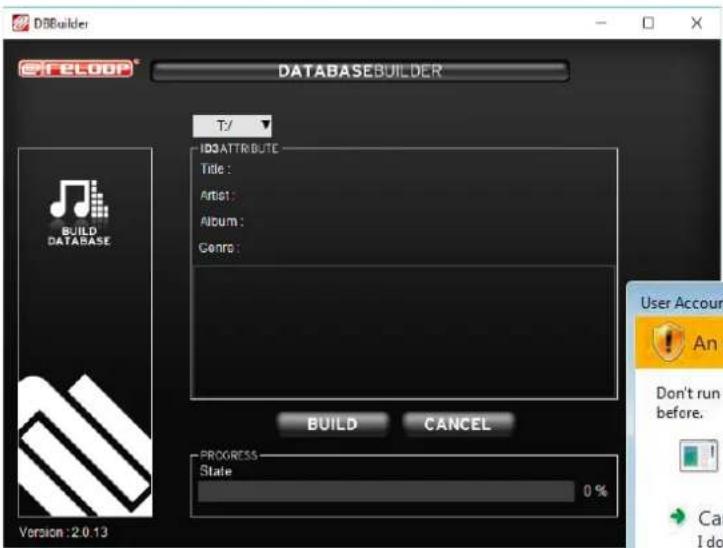 Reloop RMP1700 RX - Utilisation du reloop database builder - 4