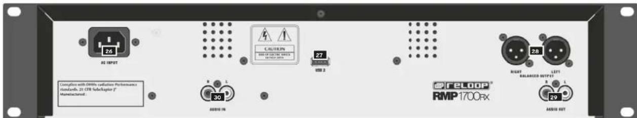 Reloop RMP1700 RX - PARTETRASERA - 1