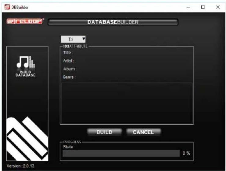 Reloop RMP1700 RX - Utilisation du reloop database builder - 1