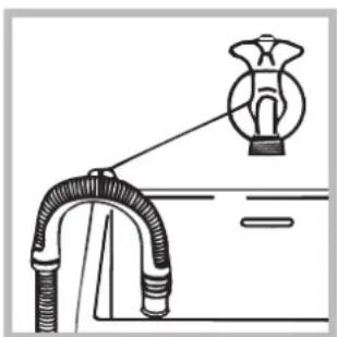 INDESIT WIN 82 (EX) - Connecting the drain hose - 2