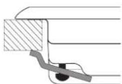 HOTPOINT FTGHG 751 DHA(BK) - Kanca sabitleme semasi - 1