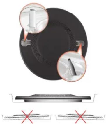 HOTPOINT FTGHG 751 DHA(BK) - Posicionamento correto do queimador FTGH - 1
