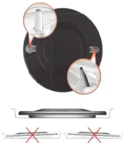 HOTPOINT FTGHG 751 DHA(BK) - Le positionnement correct de la FTGH bruleur - 1