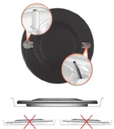 HOTPOINT FTGHG 751 DHA(BK) - Een correcte positioning van de brander FTGH - 1