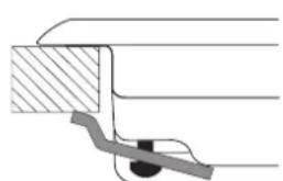 HOTPOINT FTGHG 751 DHA(BK) - Scheme de fixation des crochets - 1