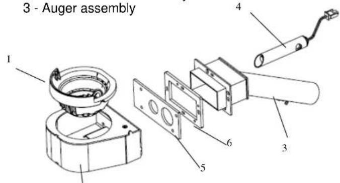Cola Aurora - Exploded views of: - 1