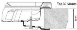 INDESIT THP 642 WIXI RU - lerices uzstadiisana - 5