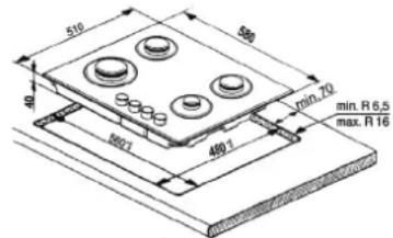 INDESIT THP 642 WIXI RU - Encastrement - 2