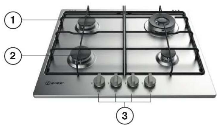 INDESIT THP 642 WIXI RU - Vista de Conjunto - 1