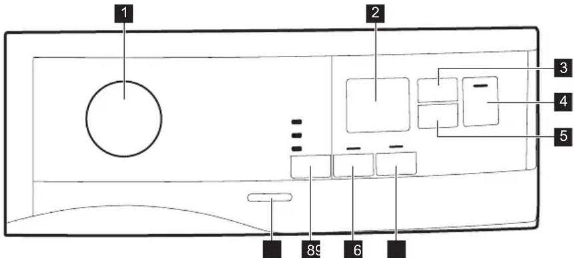 AEG TB5051TW - BANDEAU DE COMMANDE - 1