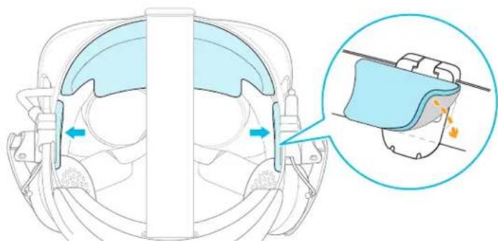 HTC VIVE Cosmos Elite - Fixer le cable audio du casque - 3