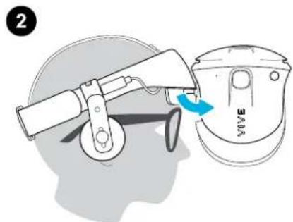 HTC VIVE Cosmos Elite - Relever la visiere - 3