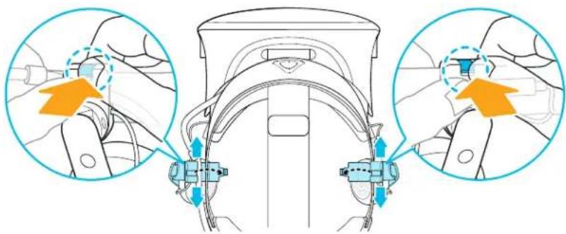 HTC VIVE Cosmos Elite - Ajuster les écouteurs supra - 2