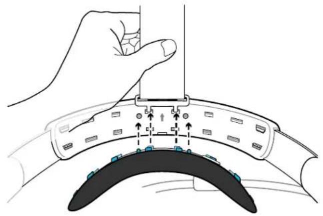 HTC VIVE Cosmos Elite - Refixer les coussins avant et arrrière au casque - 4