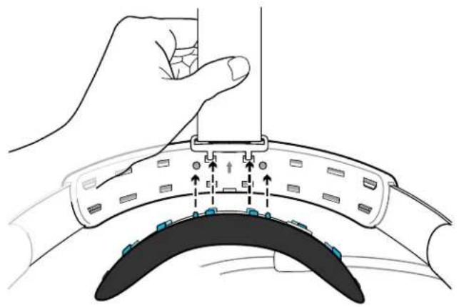 HTC VIVE Cosmos Elite - Refixer les coussins avant et arrrière au casque - 7