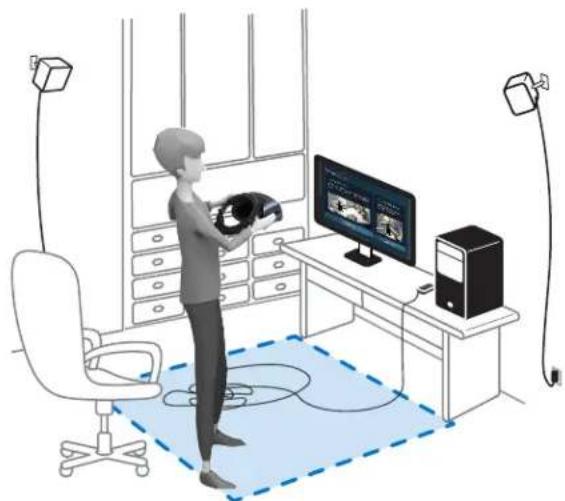 HTC VIVE Cosmos Elite - Mettre en place un espace de jeu - 1