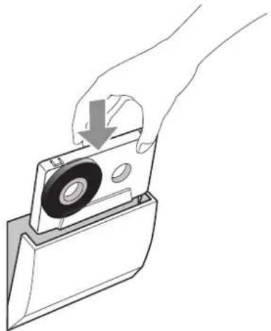 TASCAM 202 MKVII - Load a cassette tape into the compartment. - 1