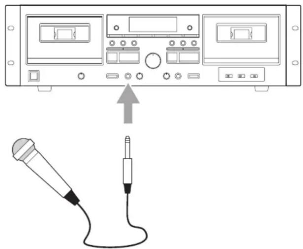 TASCAM 202 MKVII - Mixage du son lu sur la cassette durant l'enregistrement - 2