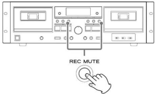 TASCAM 202 MKVII - Creación de silencios (REC MUTE) - 1