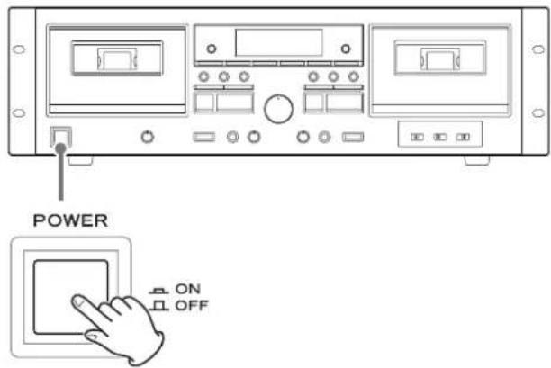 TASCAM 202 MKVII - Pulse el botón POWER para encender la unidad. - 1