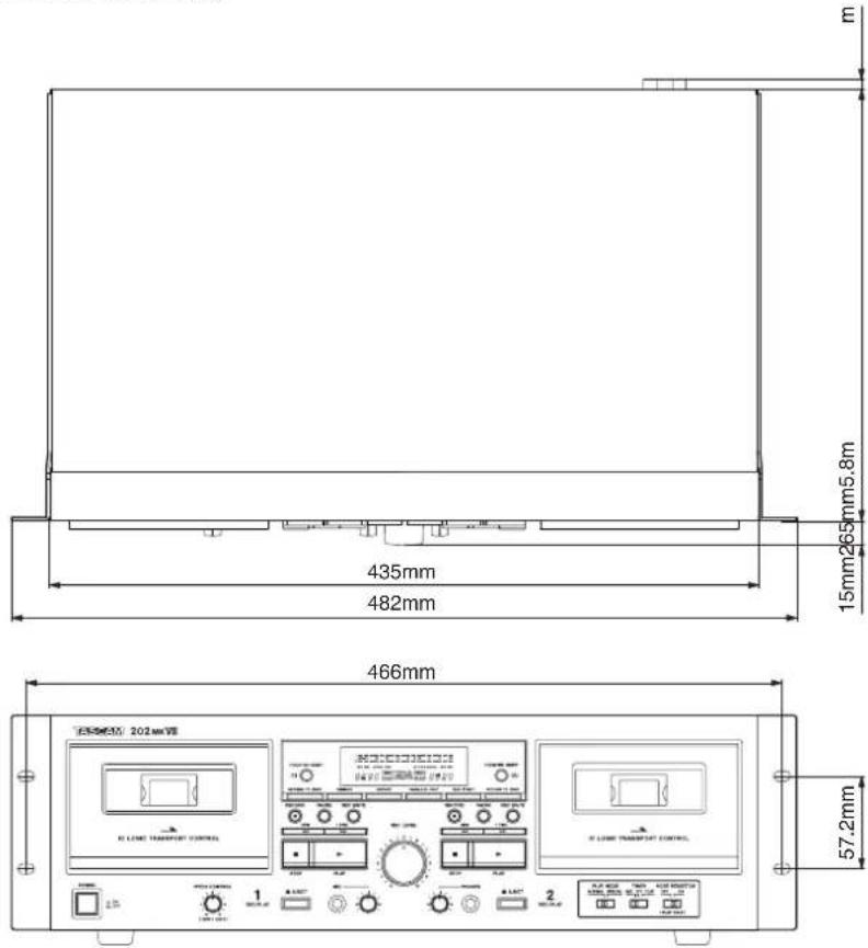 TASCAM 202 MKVII - Included items - 1