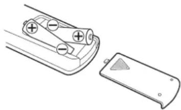TASCAM 202 MKVII - Installing batteries - 1