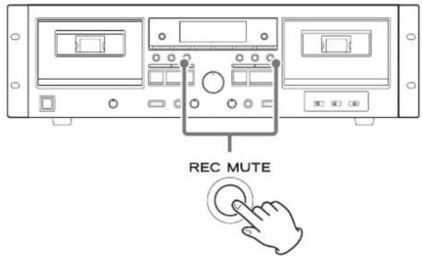 TASCAM 202 MKVII - Creating silences (REC MUTE) - 1