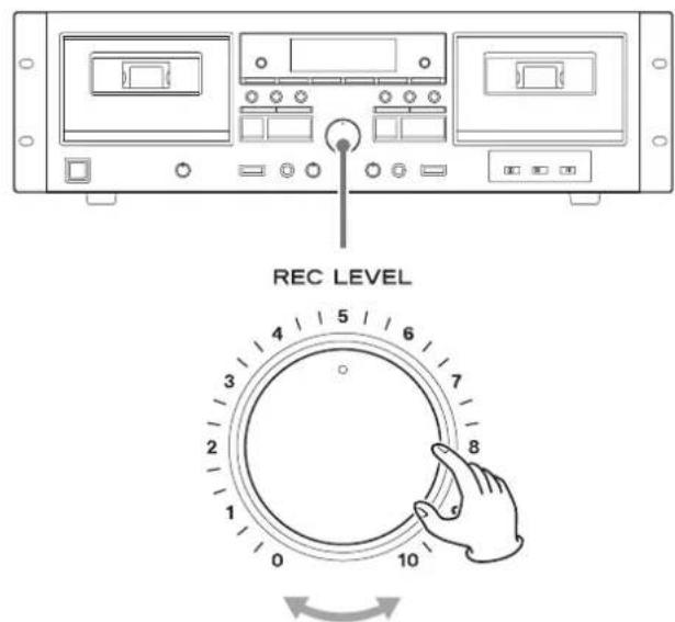 TASCAM 202 MKVII - Mixing line input sounds when recording - 2