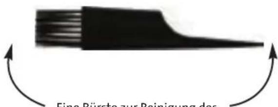 Fine Bürste zur Reinigung des
