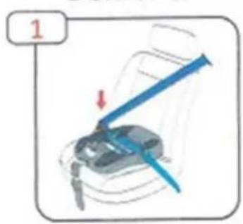 Lux4Kids Tiger - Stabiliser la Base Isofix avec le système de ceinture - 1