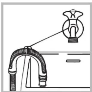 INDESIT WIL 165 X (EX) - Aansluiting van de afvoerbuis - 2