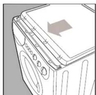 INDESIT W 104 T (BE) - Het verwangen van de voedingskabel - 4