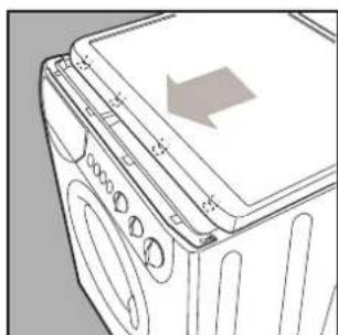 INDESIT W 104 T (BE) - Austausch des Versorgungskabels - 4