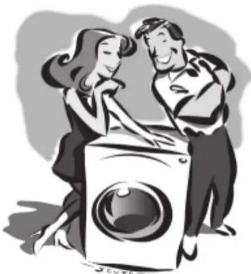 INDESIT W 104 T (BE) - Raccordement du tuyau devidange - 1
