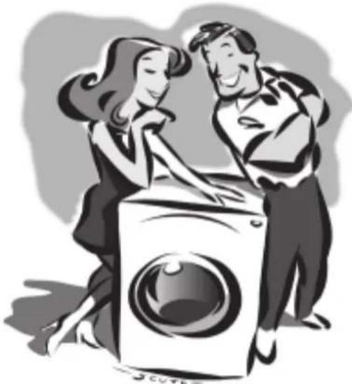 INDESIT W 104 T (BE) - Anschluss des Ablaufs - 1