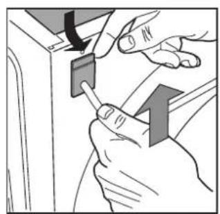 INDESIT W 104 T (BE) - How to change the power supply cable - 3