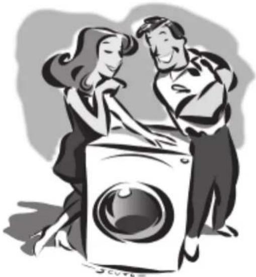 INDESIT W 104 T (BE) - Aansluiting van de afvoerslang - 1